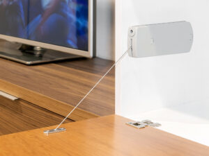 Sistema para porta rebativel Microwinch