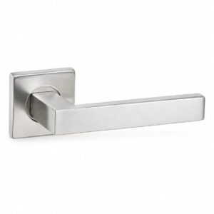 Puxador de porta quadrado com muleta 19×10 – Preto