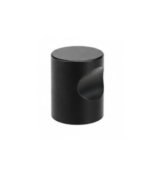 Puxador de móvel redondo Ø18 – Preto