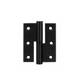 Dobradiça de meio balanço 3,5″ 90×65×2,5 – Preto